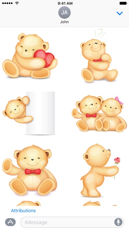 Cute Bear Stickers