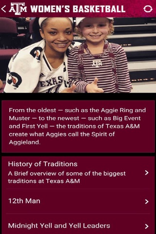 Texas A&M WBB Official App screenshot 4