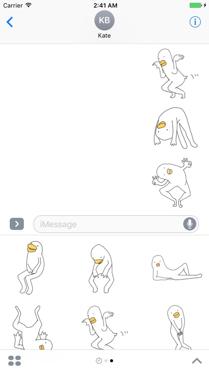 The Crazy Duck Stickers