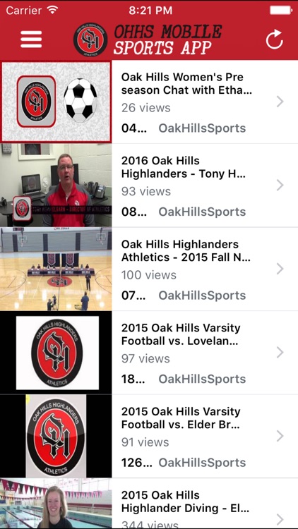 Oak Hills High School Mobile Sports