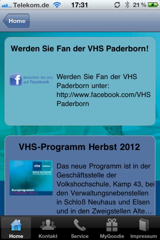 VHS Paderborn screenshot 3