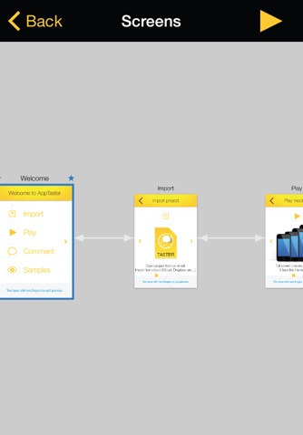 AppTaster: play apps prototyped with AppCooker screenshot 3