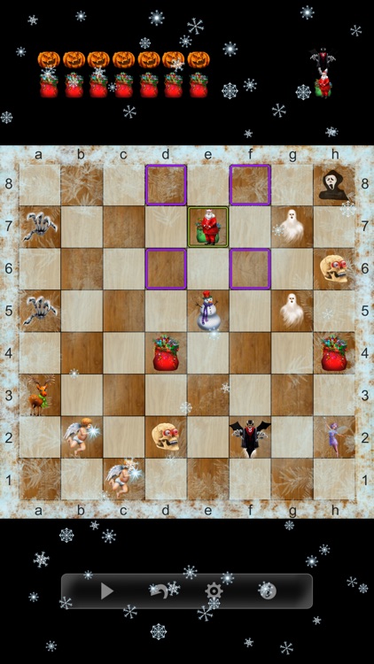 Christmas vs Halloween Checkers screenshot-3