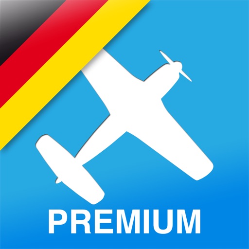 iPilot Deutschland Premium - Schnell und Sicher zum PPL Pilotenschein und Helikopterschein icon