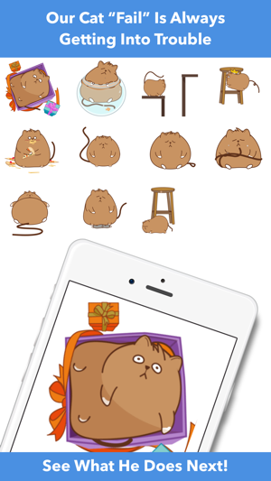 Cat Fail - Animated Stickers(圖2)-速報App