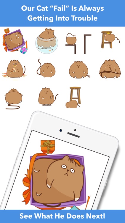 Cat Fail - Animated Stickers