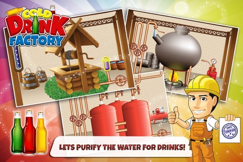 Cold Drink Factory – Cola soda maker game screenshot 2