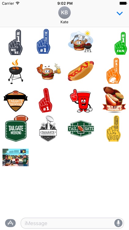 Tailgating Stickers