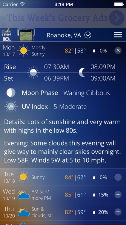 WSLS Weather - Radar and forecasts for Roanoke screenshot-4