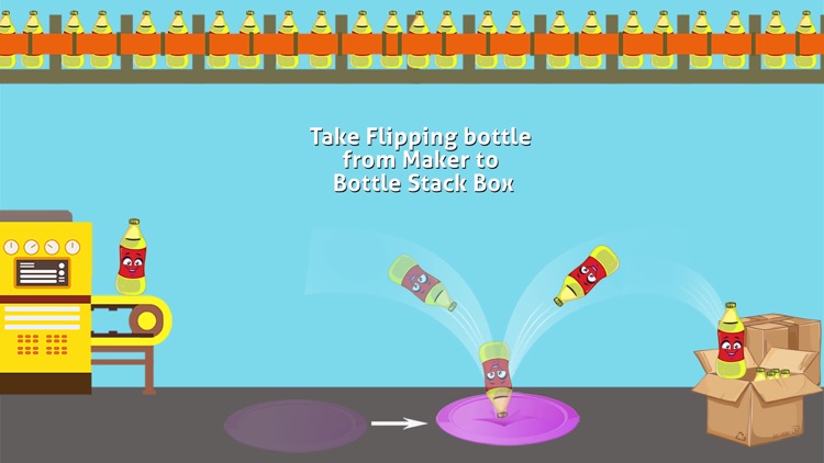 Bottle Flip Stack - Bottle flip diving free games