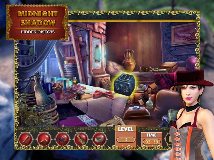 Midnight Shadow Hidden Fun Free Search Object Game