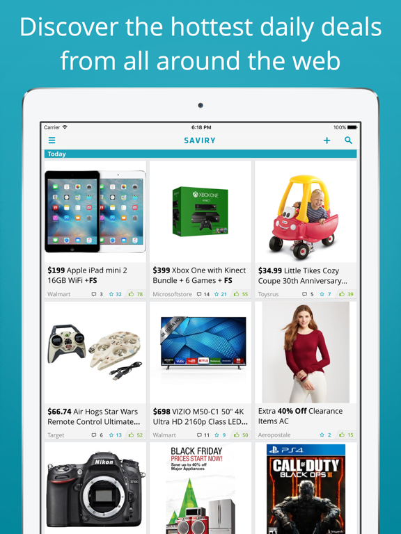 Saviry - Deals, Freebies, Sales - best online shopping FREE screenshot