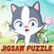Icon Cat Jigsaw Puzzles for Toddlers Kids Learning Game
