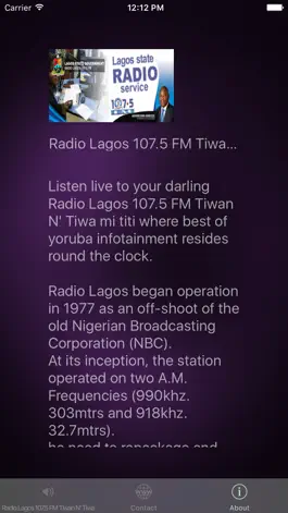 Game screenshot Radio Lagos 107.5 FM Tiwan N' Tiwa apk