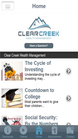 Clear Creek Wealth Management(圖2)-速報App