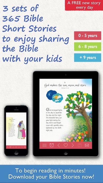365 Bible Stories | Daily Short Stories for Kidsのおすすめ画像1