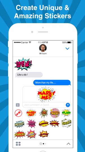 StickyFi - Sticker Maker For iMessage Stickers(圖5)-速報App