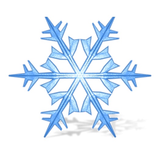 Collecting snow-destroy tiny snowflakes icon