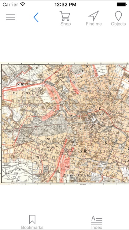 Berlin 1897. Historical Map.