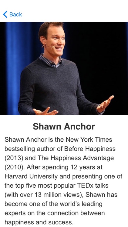 The Happiness Advantage by Shawn Achor Meditation