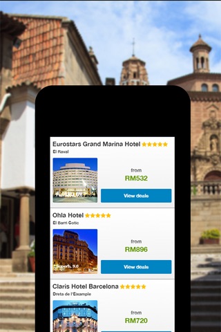 Barcelona Spain Hotel Travel Booking Deals screenshot 3