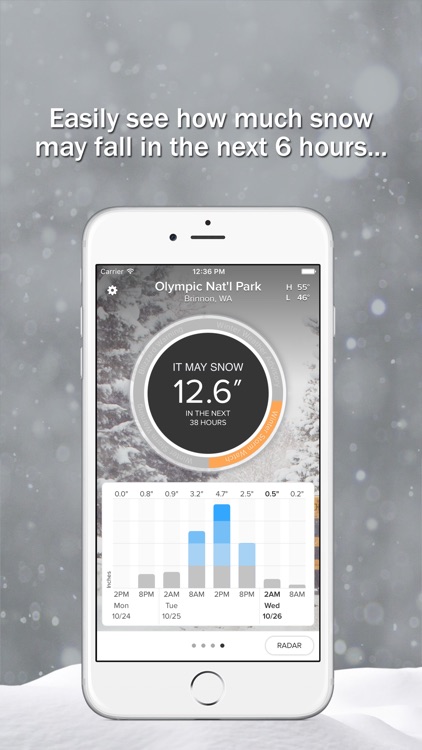 SnowCast - See how much snowfall you could get screenshot-0