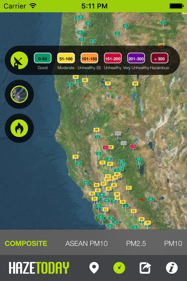 Haze Today - AQI / API, Pollution & Fire Spots screenshot 3