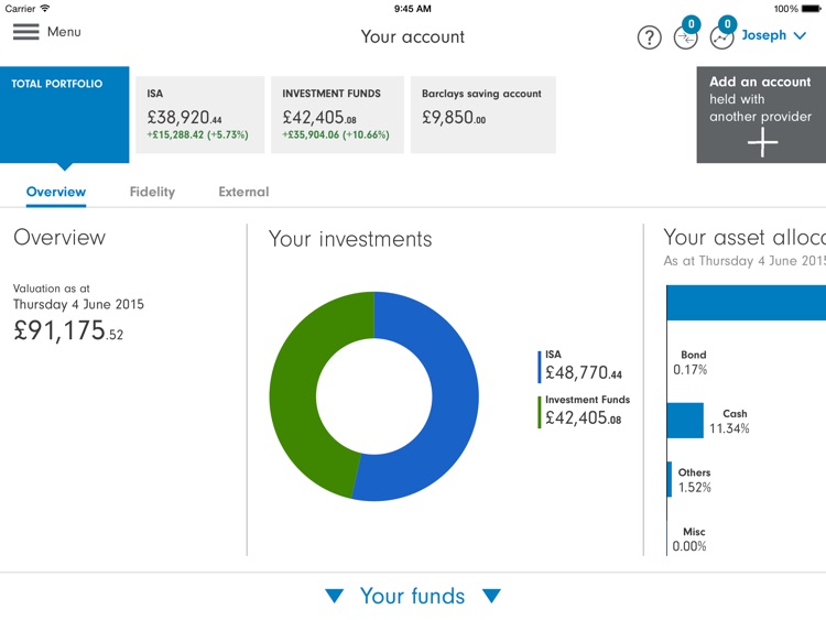 Fidelity for iPad screenshot-3