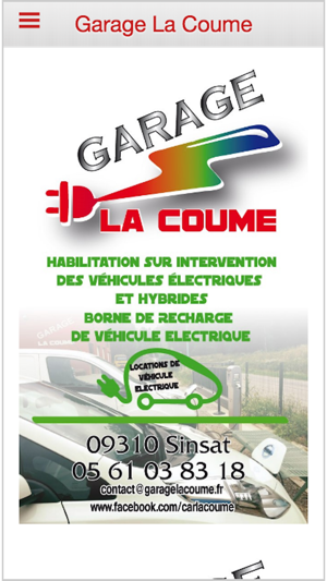 Garage La Coume - app'mobile