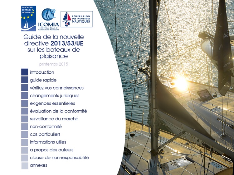 Guide sur la directive UE bateaux de plaisance