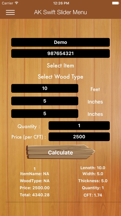 Timber Calculator