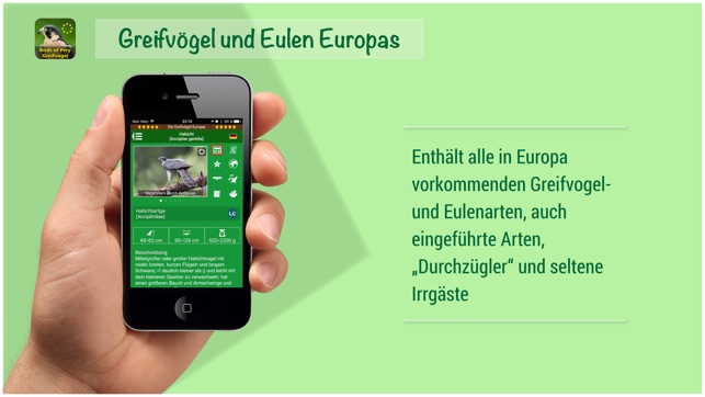 Greifvögel und Eulen Europas(圖1)-速報App