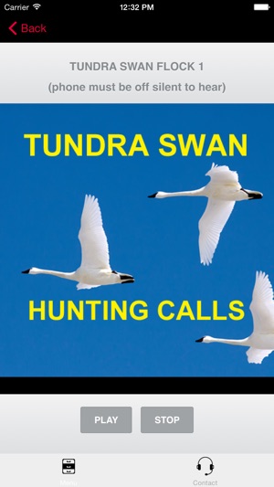 Tundra Swan Hunting Calls - BLUETOOTH CO