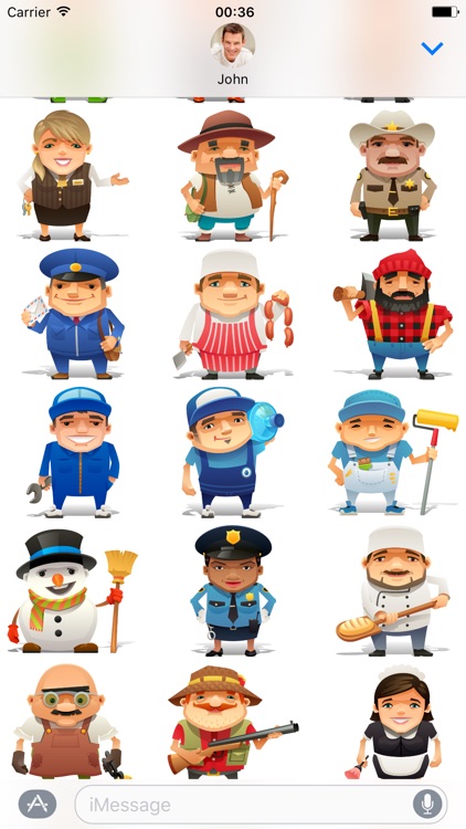 Professions - Stickers for iMessage