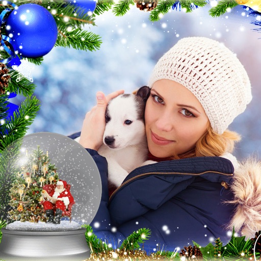 Holiday Christmas Frame - Design scrapbook iOS App