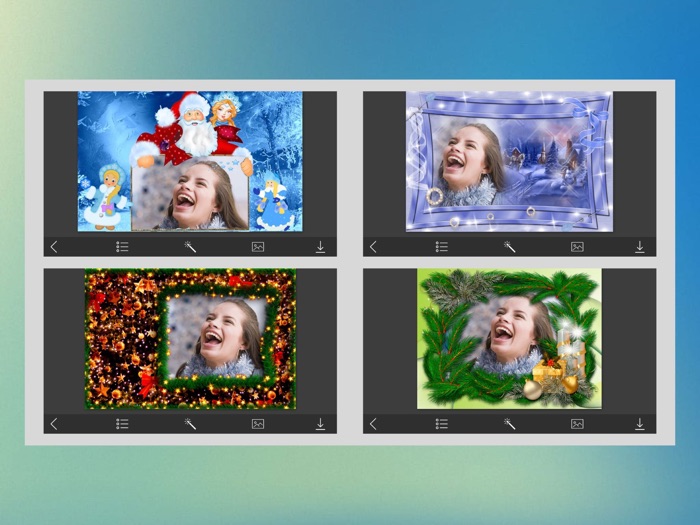 Xmas Picture Frames - Graphic Design