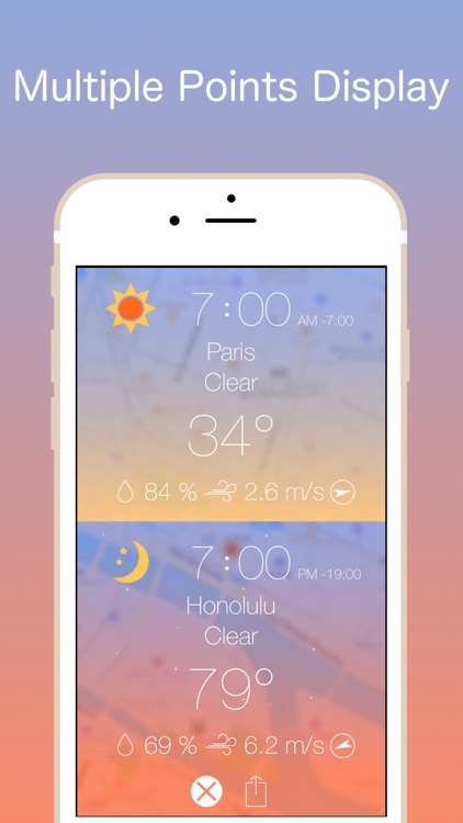 Fine° - Weather and Clock on the World Map ! screenshot-3
