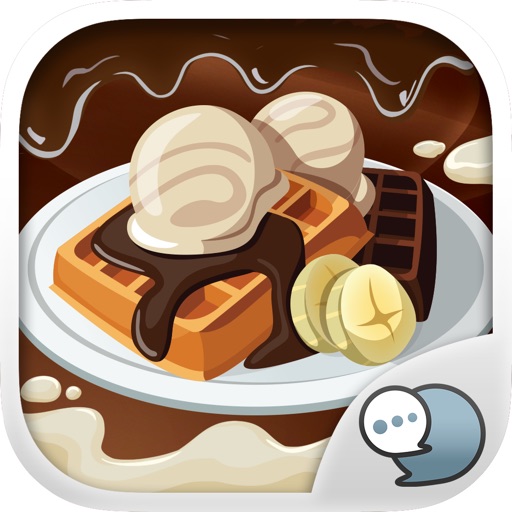 Chocolate Emoji Stickers Keyboard Themes ChatStick icon