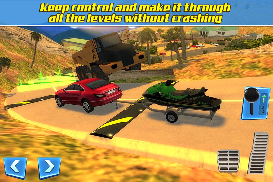 RV & Boat Towing Parking Simulator Real Road Car Racing Driving screenshot 3