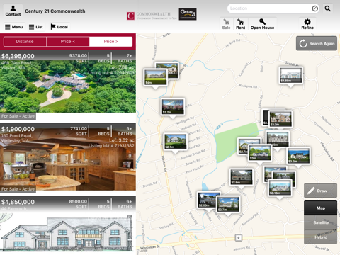 Commonwealth Real Estate for iPad screenshot 2
