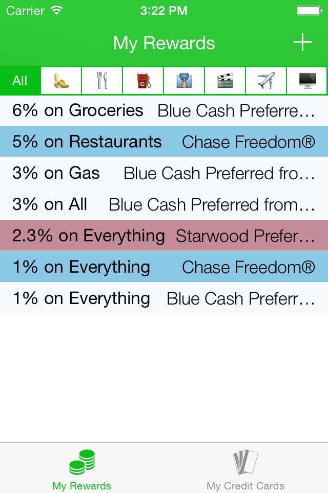 Reward Me - Credit Card Cash Back Tracker screenshot 2