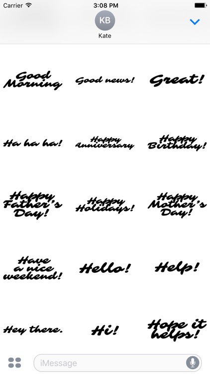 Expressions Handwritten 100+ Stickers screenshot-3