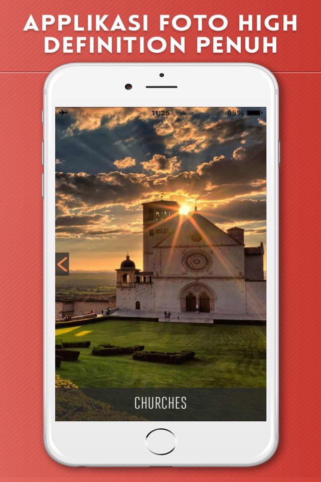 Assisi Travel Guide with Offline City Street Map screenshot 2