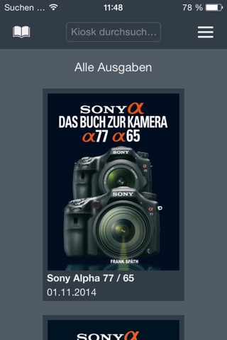 Sony Buch screenshot 3
