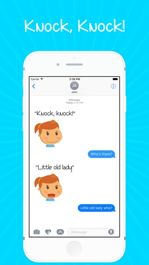 Knock, Knock! Stickers for iMessage(圖2)-速報App