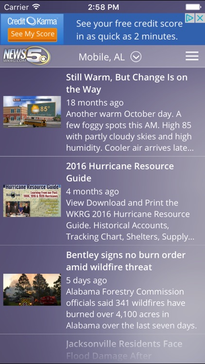 WKRG WX – weather, radar, and forecasts screenshot-3
