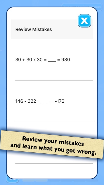 Mental Math Test — Basic Arithmetic Operations screenshot-4