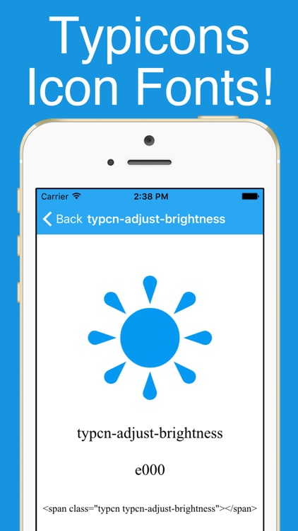 Typicons Cheatsheet - Icon Font with tagline screenshot-4