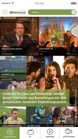 Watchnow Guide TV & Streaming(圖1)-速報App