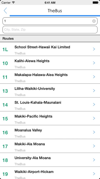 Transit Tracker - Oahu (TheBus) screenshot-4